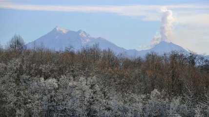 Вулкан на Камчатке выбросил столб пепла в 6 километров