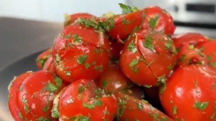 Вкуснейшие маринованные помидоры
