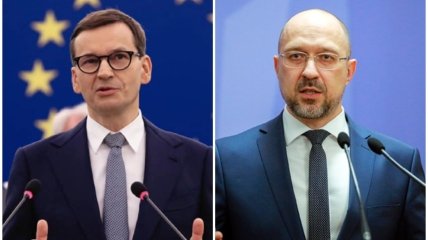 Премьеры Польши и Украины провели общий брифинг