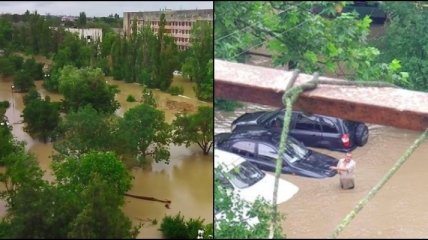 "Такого еще не было": оккупированную Керчь накрыл "библейский потоп" (фото, видео)