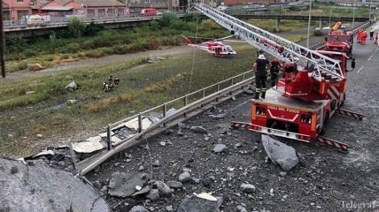 Обвал моста в Италии: жертв уже 30