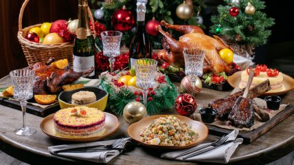 Салат Столичный с оливками к Новогоднему столу