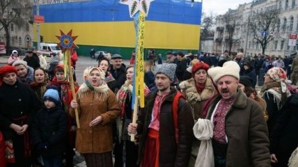 В Киеве прошло праздничное шествие в честь Рождества