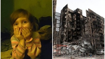 Маленькая Алиса мечтает об эвакуации из полуразрушенного Мариуполя