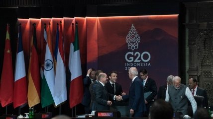 Эммануэль Макрон на саммите G20