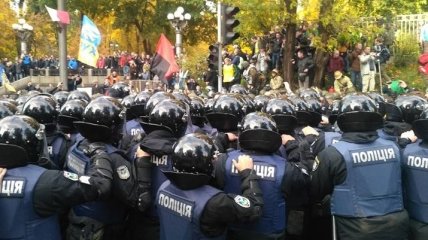 Аваков отдал распоряжение снять охрану митинга под Радой