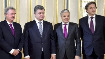Президент Украины встретился с главами МИД стран Бенилюкс