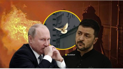 Владимир Путин и Владимир Зеленский