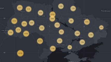COVID-19 в Україні: де виявили найбільше хворих, статистика по регіонах, карта