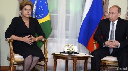 Путин обсудил с президентом Бразилии ситуацию в Украине