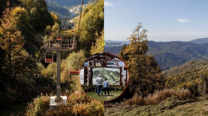 Гора Захар Беркут (Высокий Верх) – популярное место для осеннего отдыха