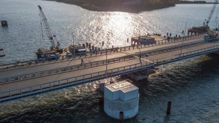 "Стройка века": появились свежие фото Крымского моста 