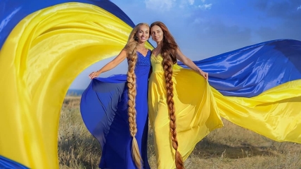 Снимок ко Дню государственного флага Украины. Фото: Инна Симанович
