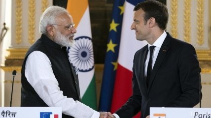 Макрон: Франция и Индия объединят свои усилия для борьбы с изменением климата