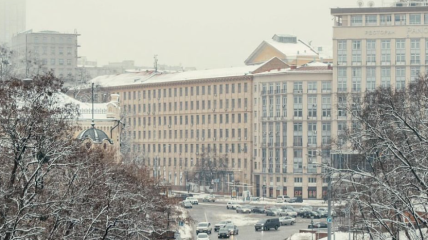 Киев после снегопада