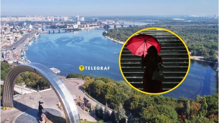 Погода в столице Украины