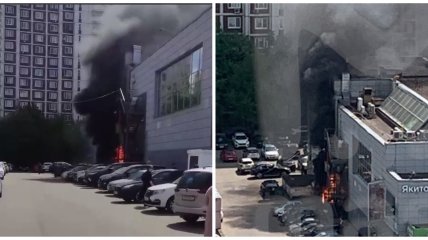 В москве прогремел взрыв, начался сильный пожар: видео и подробности