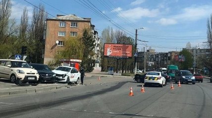 В центре Кропивницкого столкнулись четыре автомобиля
