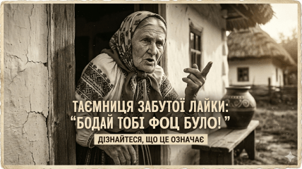 "Бода́й тобі фоц було!" - могло использоваться как проклятие