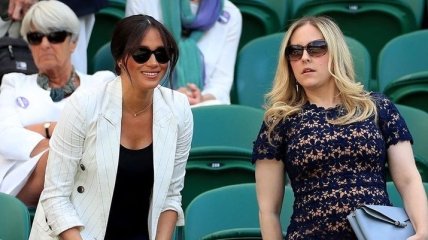 Герцогиня Меган поддержала свою подружку на Уимблдонском турнире