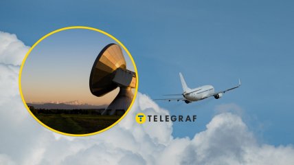 Самолет над Украиной