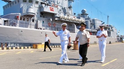 Полторак посетил международные морские учения "Си Бриз – 2017"