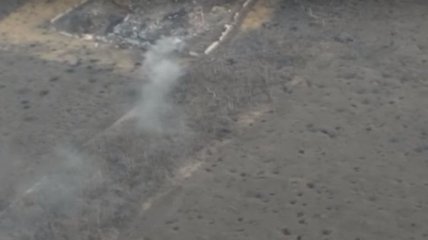 Аэроразведка с помощью беспилотников уничтожила позиции боевиков (Видео)