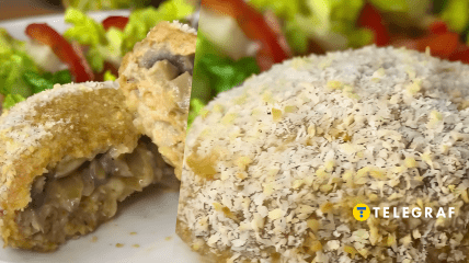 Куриные котлеты с грибами