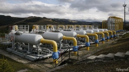 Запасы газа в ПХГ Украины уменьшились