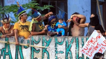 В Бразилии снова забастовки на спортивных объектах