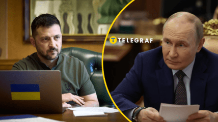 Володимир Зеленський та Володимир Путін