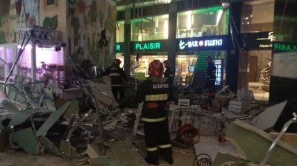 В ТЦ Беларусии обвалился потолок: есть пострадавшие