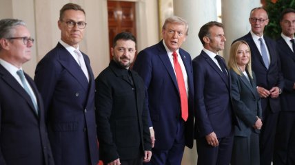 Встреча Трампа и Зеленского с лидерами ЕС