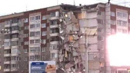 В Ижевске обвалилась часть жилого дома
