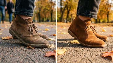Замшевая обувь