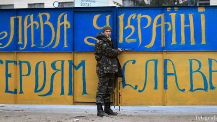 Тымчук отметил появление в Донецке проукраинских надписей