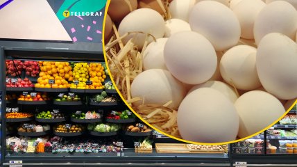 Цены на яйца в магазинах