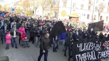В Беларуси арестовали организаторов "Марша нетунеядцев"