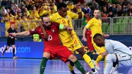 Футзал. Португалия легко переиграла Румынию на Евро-2018