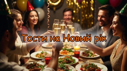 Дуже важливо сказати гарний тост за новорічним столом