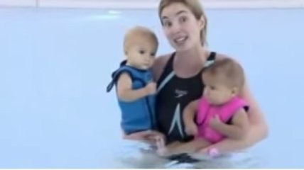 9-месячные малыши бьют рекорды по плаванию (видео)