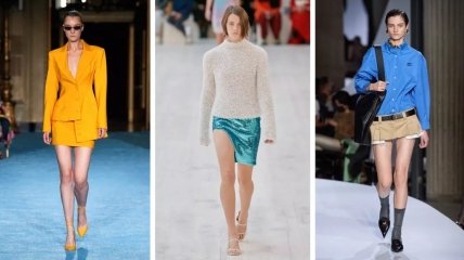 Яркая одежда и юбки мини - фавориты дизайнеров на 2022 год