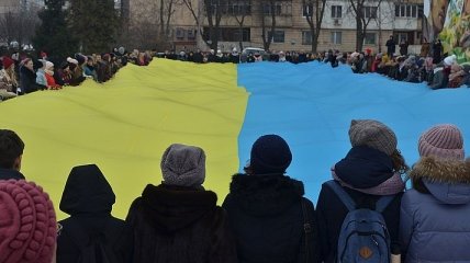 Украинцы отмечают День Соборности