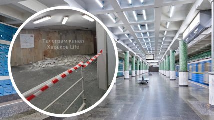 Черговий обвал стався у Харківському метро