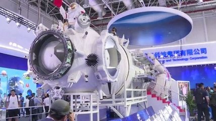 Китай представил макет основного модуля собственной космической станции 
