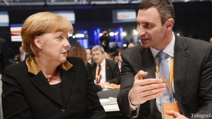 Виталий Кличко встретился в Ганновере с Ангелой Меркель