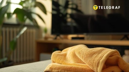 Щоб ідеально протерти екран телевізора, треба знати знати кілька секретів (зображення створено за допомогою ШІ)