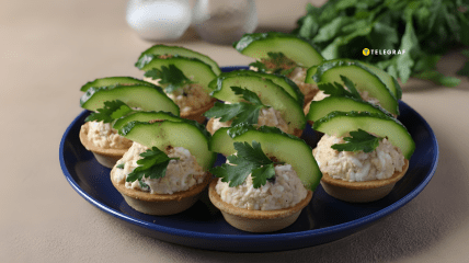 Тарталетки з печінкою