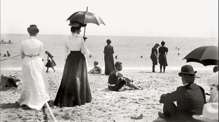 Ретро-снимки пляжной Америки начала XX века (Фото)