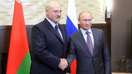 Олександр Лукашенко та Володимир Путін